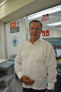 Antonio Pablo Peter Bustos, presidente de la CMIC Coatzacoalcos. 