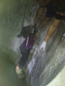 Esta mujer apareció antier en un pozo de la comunidad Ursulo Galván. Había sido víctima de estos secuestradores.