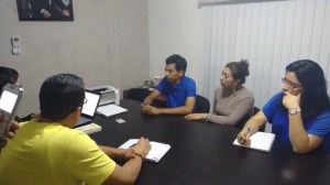 Daniel Orozco, reportero amenazado, interpuso ayer denuncia ante la Fiscalía Regional.