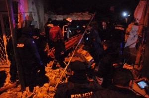 La explosión fue después de las 2 de la madrugada.