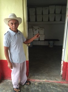 El campamento tiene la capacidad de almacenar de 400 a 500 nidos, en Los Arrecifes, por la Perla del Golfo.