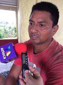 Esteban Hernández Hernández, secretario del parque ecoturístico Los Arrecifes.
