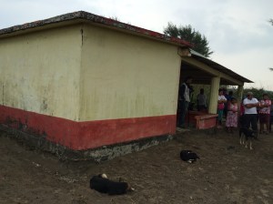 Campamento tortuguero Los Arrecifes en el municipio de Mecayapan, por donde encalló el BlueBell Panamá.