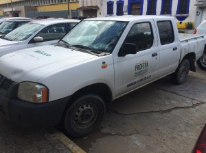 Quedó una camioneta en las oficinas de la Profepa, que servía para las inspecciones.