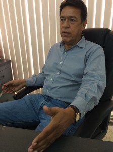 Juan Domínguez, coordinador regional de la Semarnat.