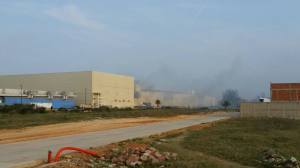 Las humaredas del incendio se veían desde lejos de la Plaza, hasta las colonias populares.