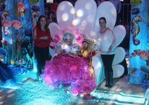 En la coronación de Reyes Infantiles.