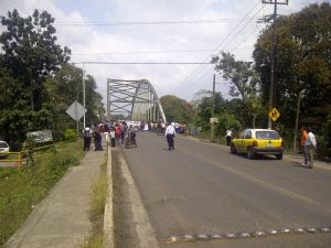 El Puente Juan Díaz Covarrubias también está cerrado.