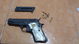 Detuvieron al ladrón y aseguraron el arma.