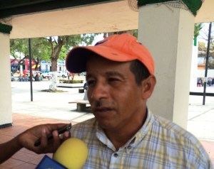 Marcelino Ortega, presidente del Sub-Comité de Cuenca del Río Huazuntlán.