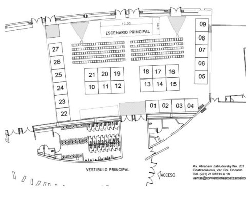 Plano Piso de Exhibición 27 Stands - Foro internacional de Responsabilidad Social 2015.pdf-01-01
