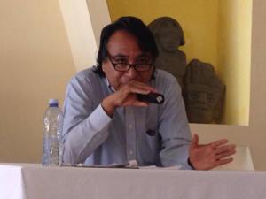 Fernando Ramírez López, maestro en Historia de Música, brindo su conferencia.