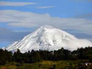 El Pico de Orizaba, en Invierno.