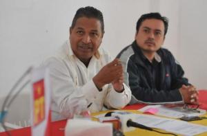El representante del PT, Rafael Carbajal Rosaldo, denunció los hechos.