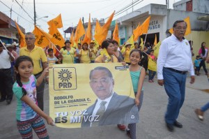 El futuro de la niñez está garantizada con las propuestas del candidato del PRD a la diputación federal, Rodolfo de la Guardia.