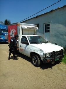 Una camioneta utilitaria de Sigma, también fue encontrada.