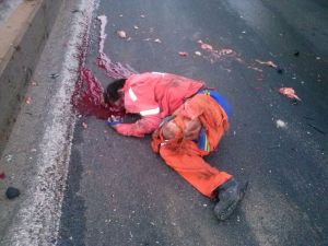 El motociclista era originario de Cosoleacaque.
