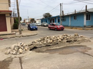 El presidente Joaquín Caballero dejó abandonadas las obras en inicio de campañas políticas.