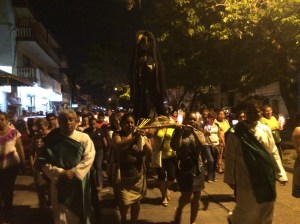 Procesión del silencio, en el Viernes Santo.