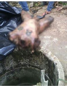 Fosa clandestina con cadáveres en Las Choapas.