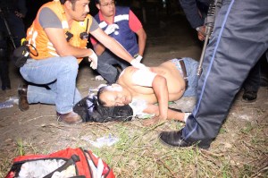 Los custodios quedaron heridos tras la volcadura.