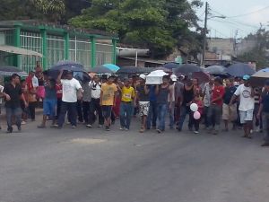 El pueblo exige justicia.