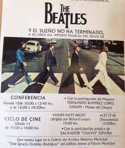 La sociedad civil de Coatzacoalcos rinde homenaje a The Beatles.