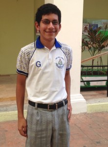 Rodrigo de Jesús Méndez Pineda, ama la lectura.