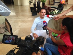 Julio Camejo, en rueda de prensa, dio todos los detalles de la grabación.