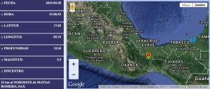 Tuvo su epicentro en Oaxaca, pero se sintió en todo el sur de Veracruz.