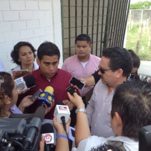 Jair Negrete, reportero de TV Azteca. (Foto de Gerardo Islas)