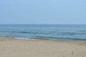 Las poderosas naves de investigación, última tecnología, frente a Coatzacoalcos.