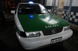 Los taxis fueron asegurados.