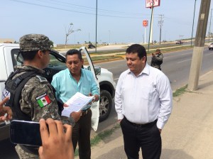 Los abogados de la Inmobiliaria que agitó a los posesionarios del predio en litigio.