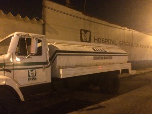 El IMSS de Coatzacoalcos ya preparó sus pipas ante la amenaza del nuevo cierre de Yuribia.