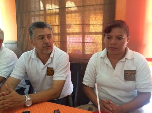 Edith Carrillo Ocampo, habitante de la colonia Jardines de California y simpatizante de Esteban Valles.