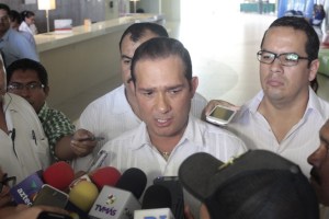 Luis Angel Bravo, Fiscal General del Estado, en Coatzacoalcos.
