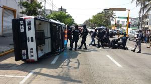 Tránsito de Estado deslindará con sus peritos las responsabilidades de este accidente.