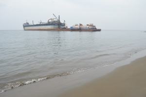 En los trabajos de desguase, se dañaron más de 500 metros cuadrados de arrecife.