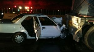 Impacto del vehículo Nissan.