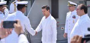 El presidente de México con el Gobernador de Veracruz.