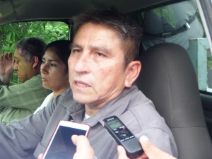 Víctor Hugo Aguilar Silva, jefe de seguridad física y atención de emergencias de la Conagua en Coatzacoalcos. (Foto de Martín Alegría) 