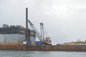 Profepa sancionó a la compañía por haber dañado el arrecife de Mecayapan; ahora hay que desmantelar la nave.