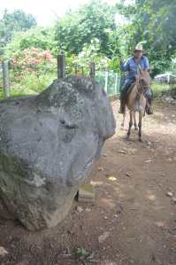 Un nuevo monumento colosal en la región de ´los habitantes del hule´ fue encontrada por campesinos.