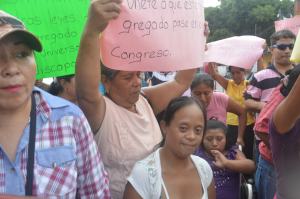 La mayoría de los manifestantes eran discapacitados o alguna enfermedad cerebral severa.