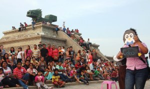 Mucho entusiasmo provocó el concurso.