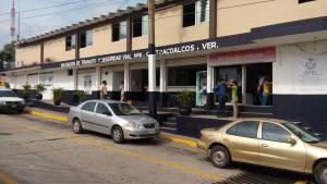 Tránsito del Estado en Coatzacoalcos.