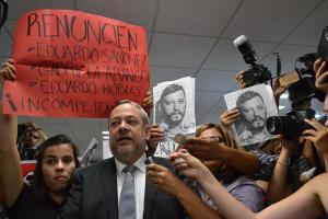 Los atendió el panista, el legislador Domingo Bahena.