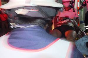 Recibió al menos 3 impactos de bala, el pasado fin de semana. (Foto de León Lafita) 