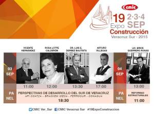 Los expositores y conferencistas magistrales.